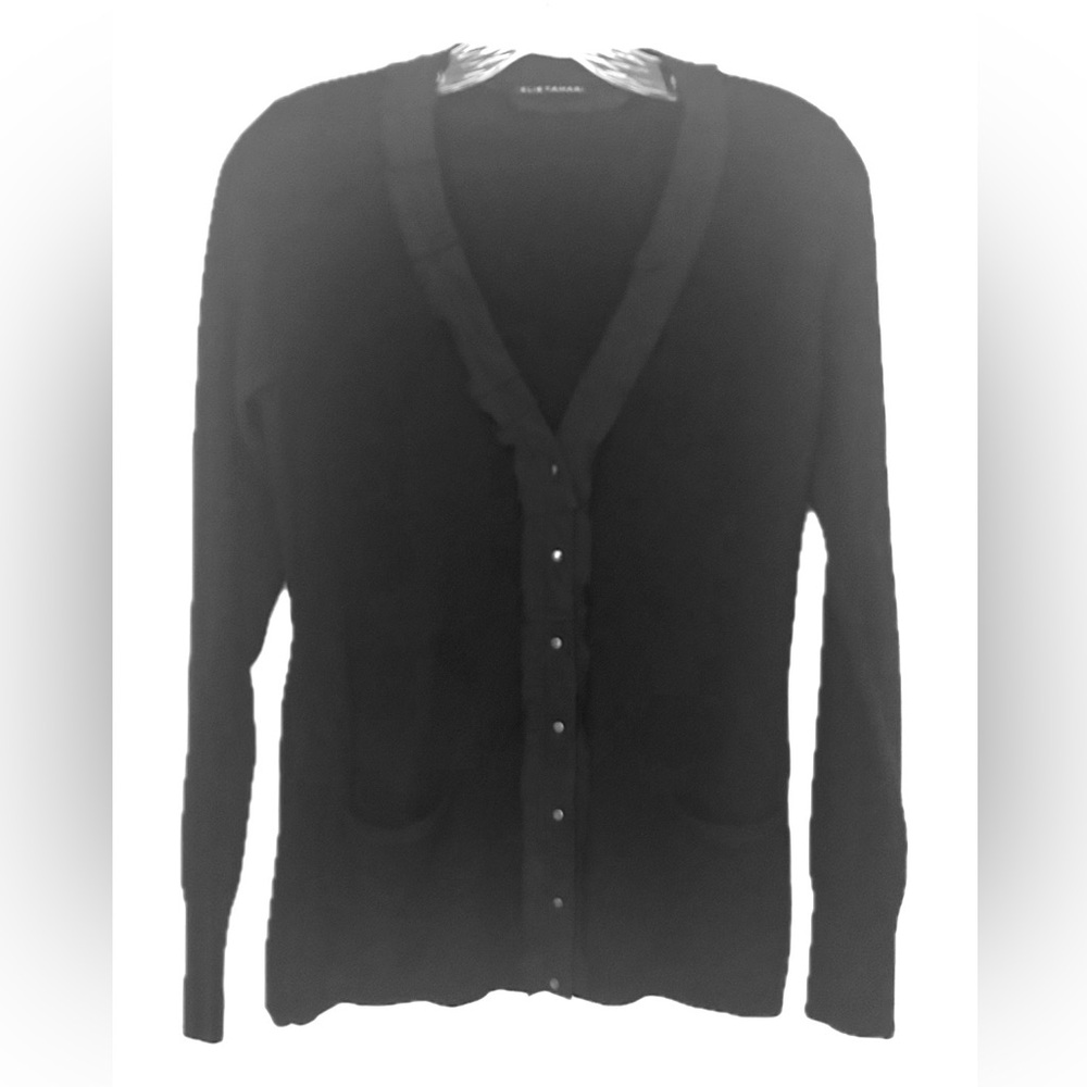 Elie Tahari Merino & Silk Cardigan Sweater